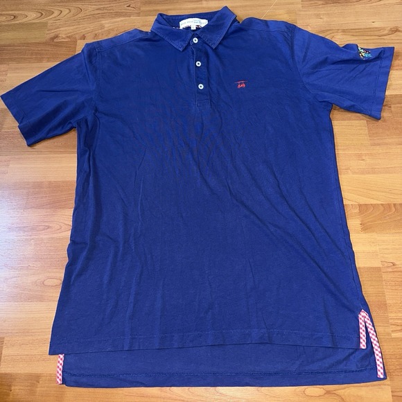 Bald Head Blues Polo Shirt Golf Resort Logo Performance Pima Cotton Prep Coastal - Picture 1 of 9